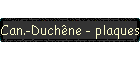 Can.-Duch�ne - plaques