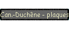 Can.-Duch�ne - plaques